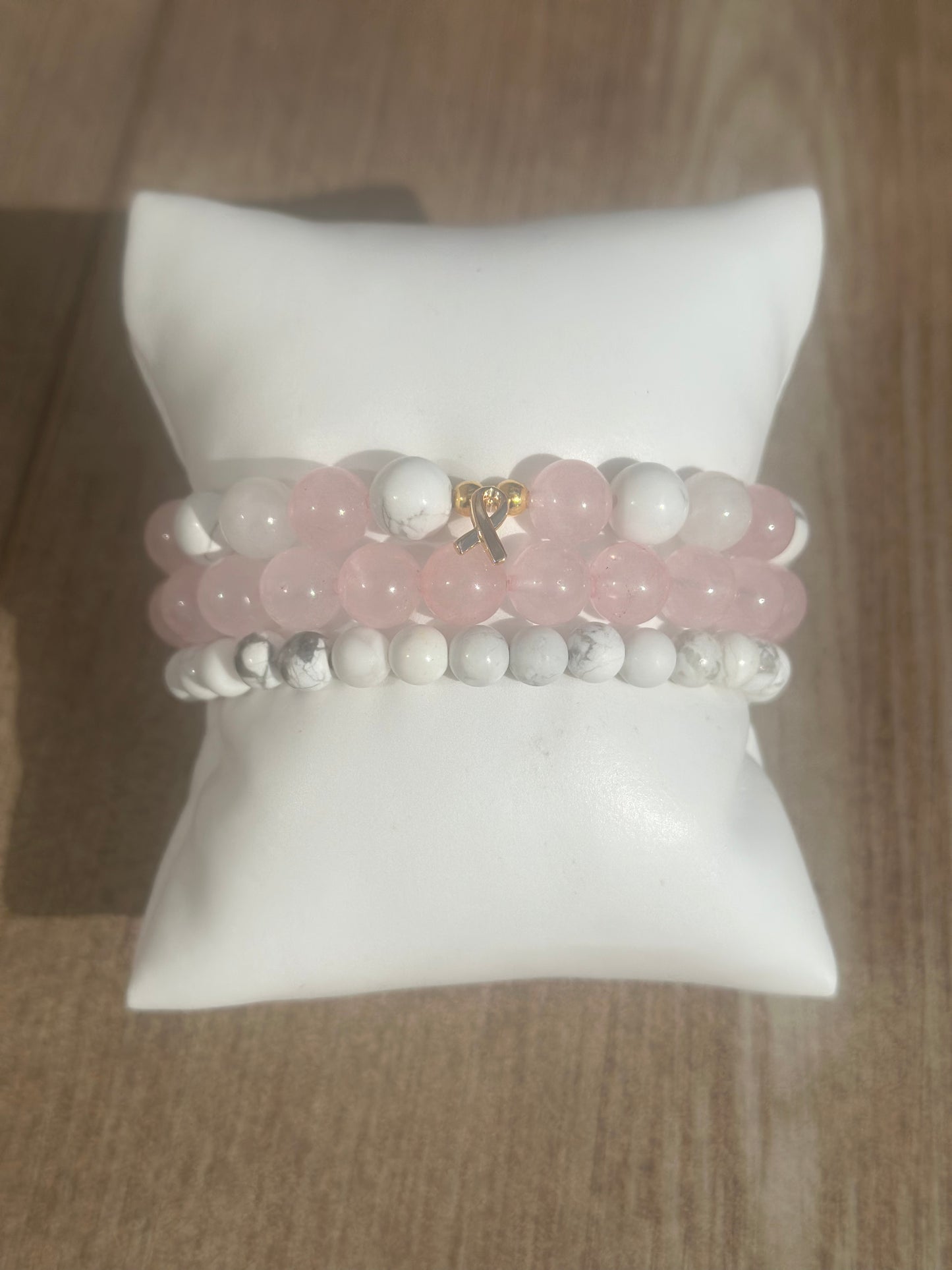 Breast Cancer Awareness Bead Bracelets