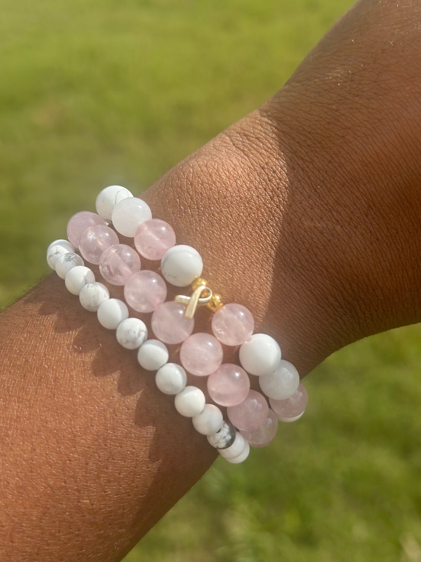 Breast Cancer Awareness Bead Bracelets