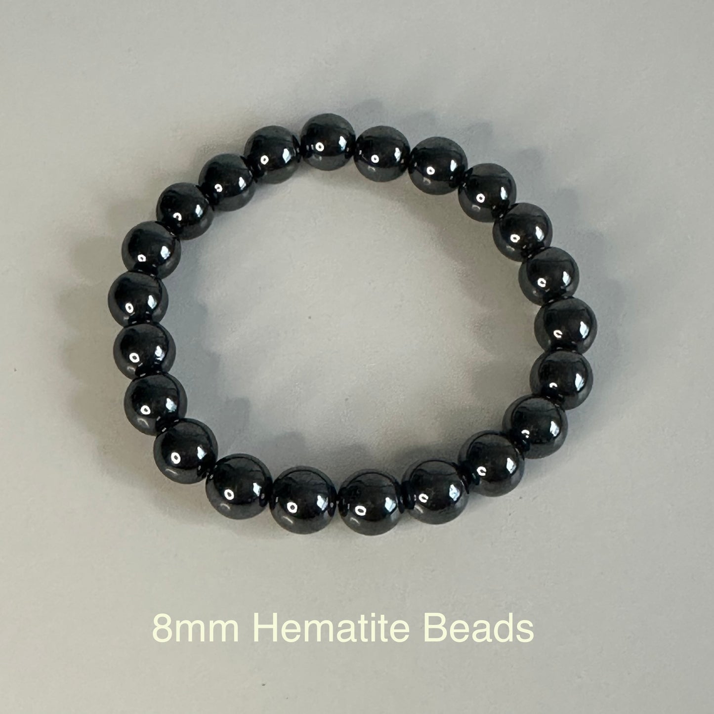 Stability + Grounding- Hematite + Black Lava Bead Bracelet