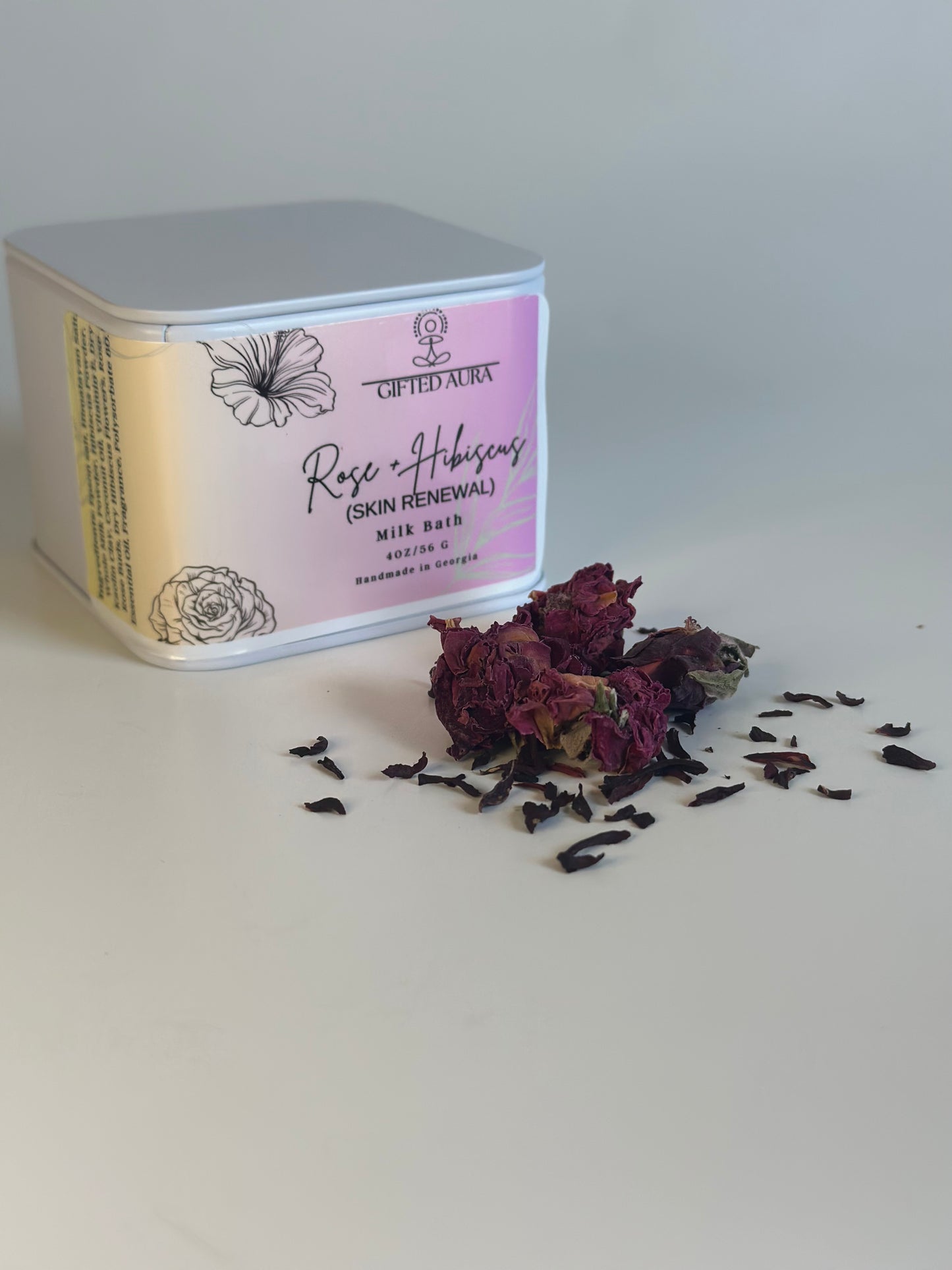 Rose + Hibiscus Bath Salts