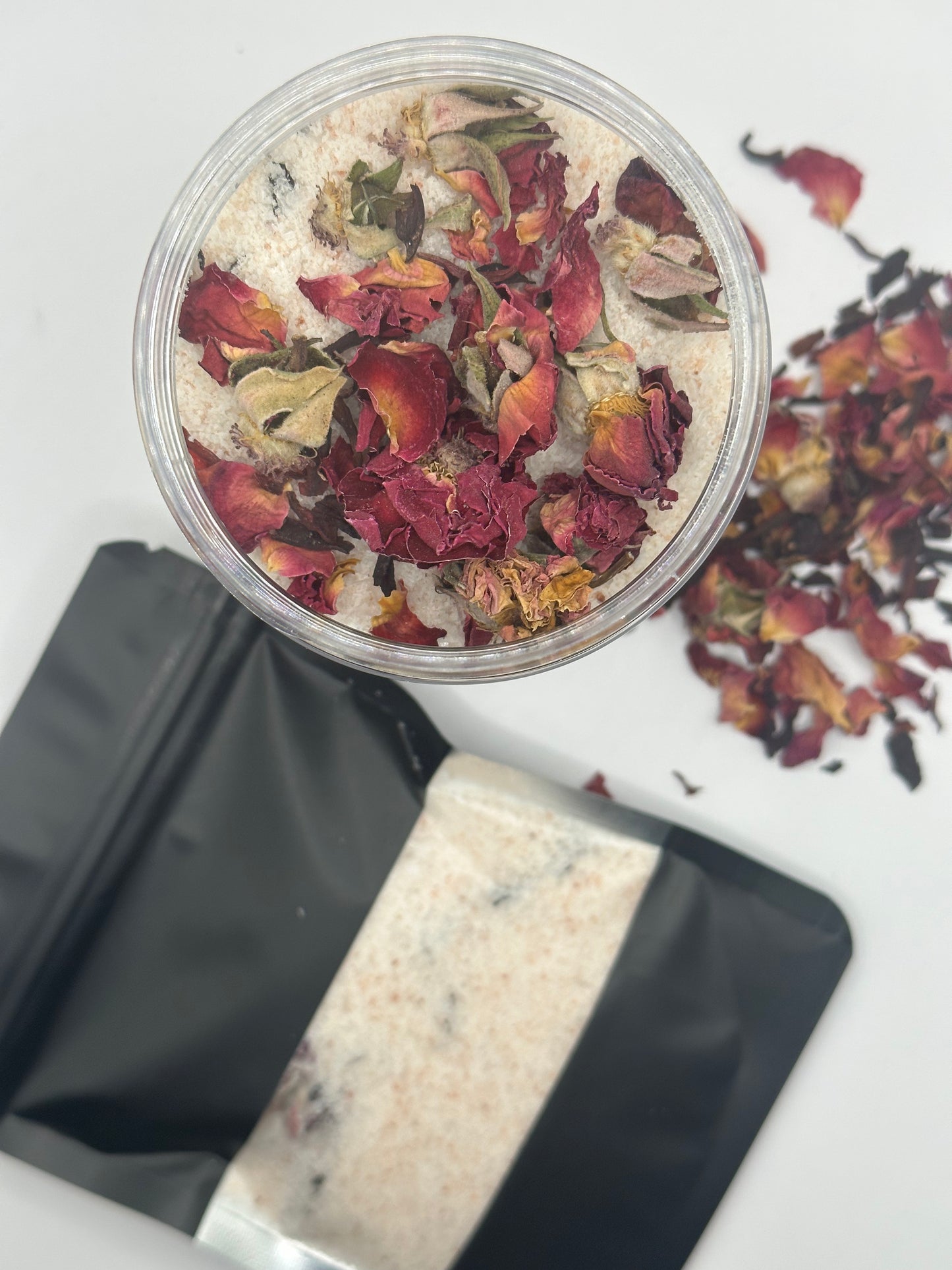 Rose + Hibiscus Bath Salts