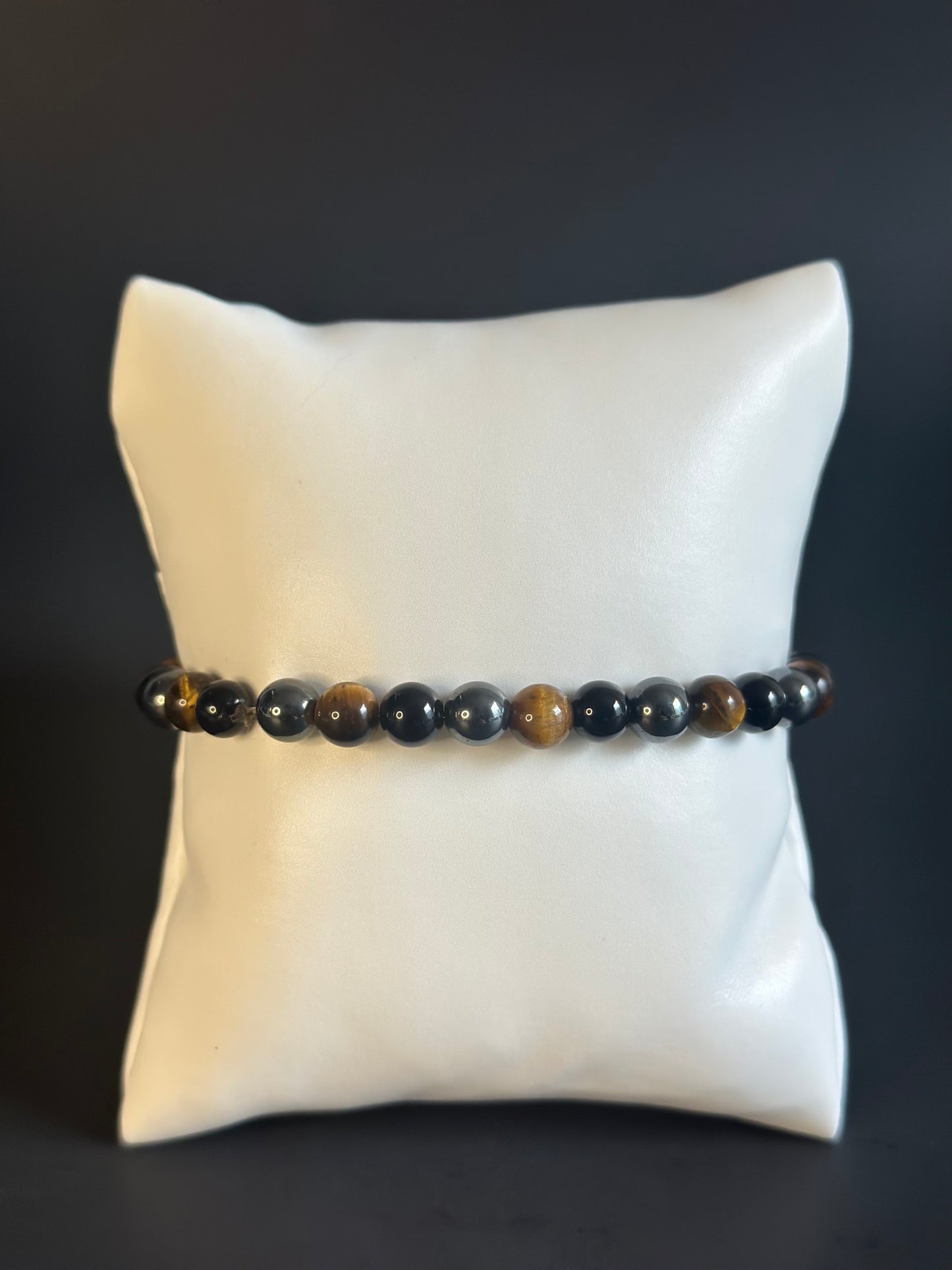 Triple Protection, Hematite, Black Onyx, Tiger’s Eye