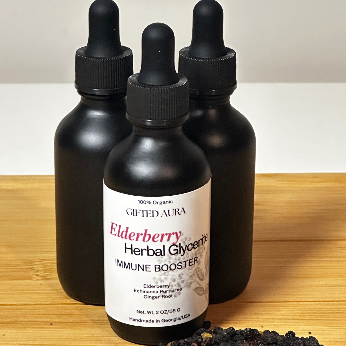 Elderberry Herbal Glycerite (Immune Booster) 2 oz.